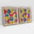 Imagem do Quadro Decorativo Abstrato Geométrico Bauhaus Design Kit com 2 Quadros