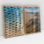 Imagem do Quadro Decorativo Amazônia Rio Negro e Rio Solimões Kit com 2 Quadros
