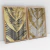 Imagem do Quadro Decorativo Moderno Abstrato Textura de Folhas Kit com 2 Quadros