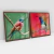 Quadro Decorativo Pequenos Pássaros Kit com 2 Quadros