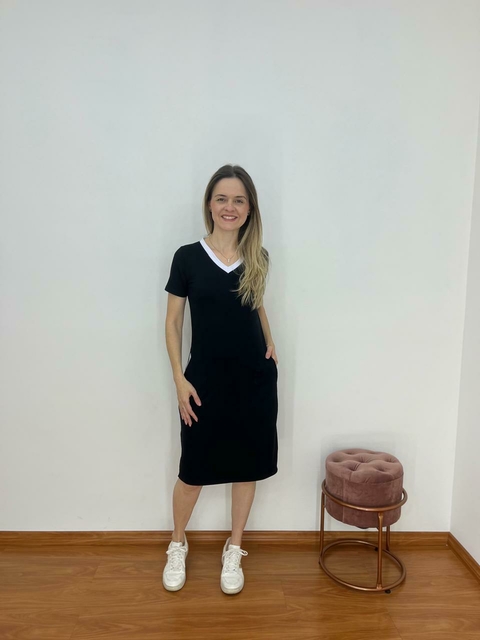 Vestido Luna Bicolor - comprar online