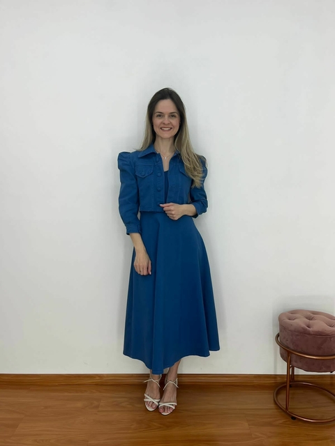 Conjunto Jéssica - Azul Petróleo