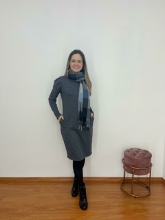 Vestido Moletom manga longa - comprar online