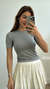 Baby look Cinza na internet