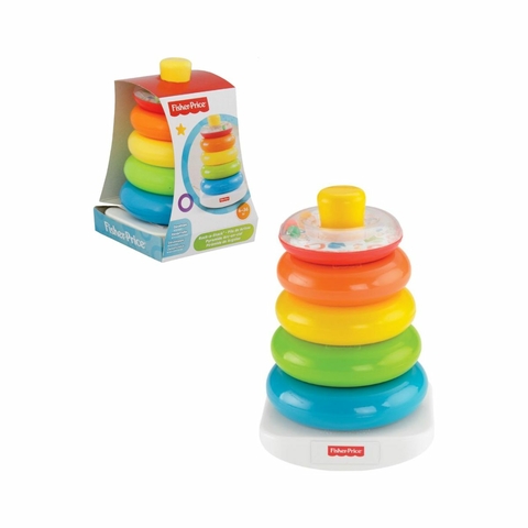 Pirâmide de Argolas Fisher Price Brinquedo Bebê