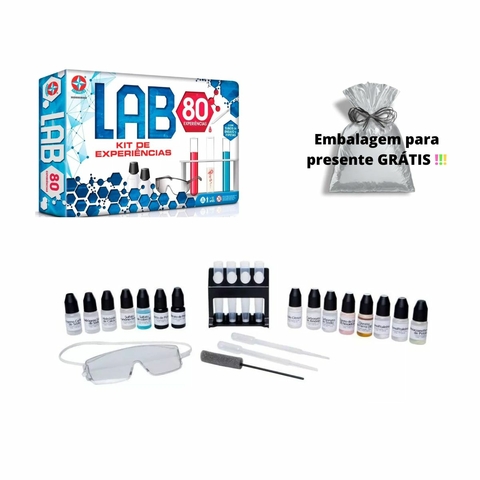 Lab 80 Kit Experiências de Laboratório - Estrela