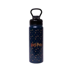 Garrafa Térmica Harry Potter Hogwarts Galaxy 650ml c/ Canudo - 4Best Play - e-commerce de brinquedos infantis