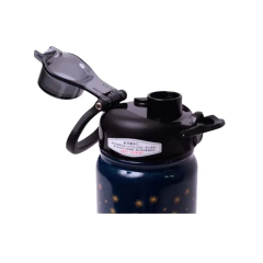 Garrafa Térmica Harry Potter Hogwarts Galaxy 650ml c/ Canudo - loja online