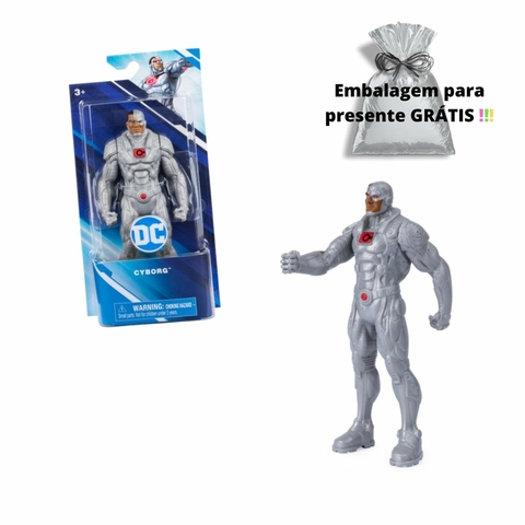 Boneco Batman 15cm Articulado DC 2187 - Cyborg
