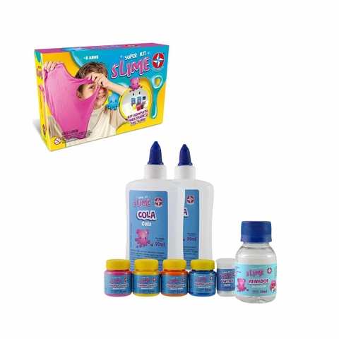 Super Kit Slime com Glitter e Cores Vibrantes - Estrela
