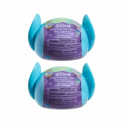 Kit 2x Boneco Stitch Feed Me Cápsula Surpresa Disney 5cm