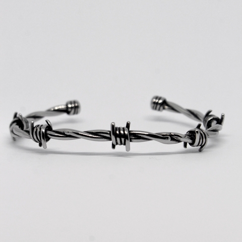 R200 - Bracelete Arame Farpado Rústico