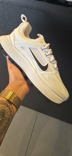 Tênis Unissex Nike Bailleli Conforto e Estilo - Branco Detalhe Preto - comprar online