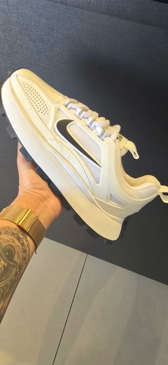 Tênis Unissex Nike Bailleli Conforto e Estilo - Branco Detalhe Preto na internet