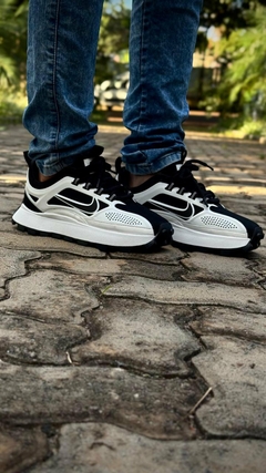 Tênis Unissex Nike Bailleli Conforto e Estilo - Branco com Preto