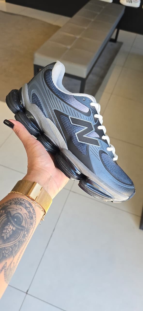 Tênis New Balance Abzorb 2000 Black Blue Grey