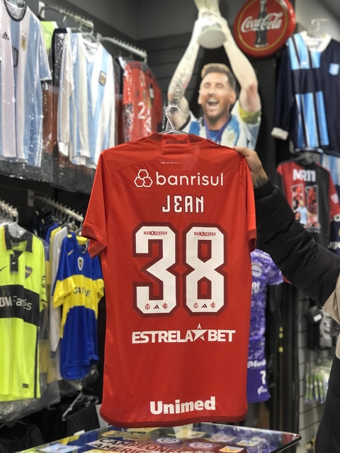 Camiseta Internacional Titular 2023 + Nombre + Número + Parche