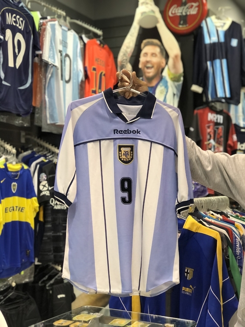 Camiseta Selección Argentina Titular 2000 + Número