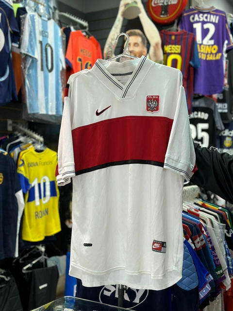 Camiseta Selección Polonia Temporada 1998 Modelo Titular Original De colección