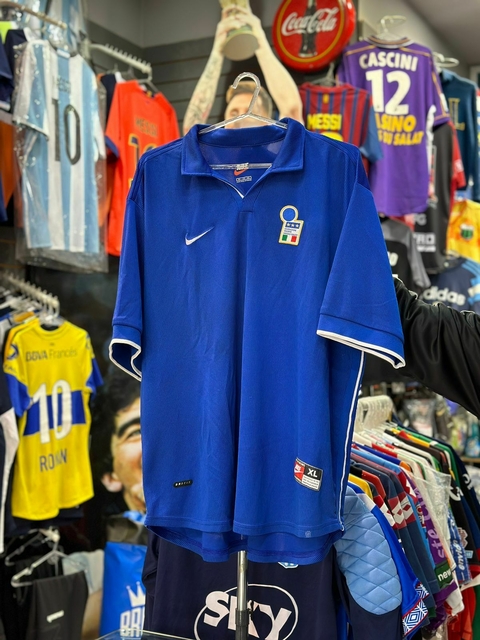 Camiseta Selección Italia Temporada 1998 Modelo Titular Original Excelente Estado