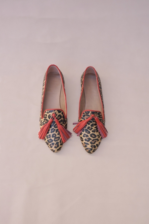 Mocasines Edith Rojo