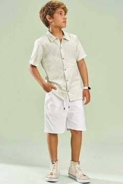 Bermuda John Fox Tecido Eco Caqui Claro