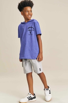 Camisa John Fox Think Big Aim High Azul