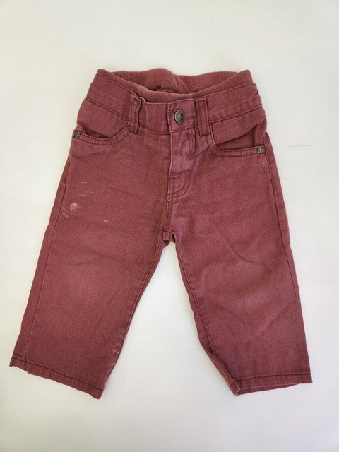 9M | OUTLET - Pantalon jean bordo Yamp - 9 meses