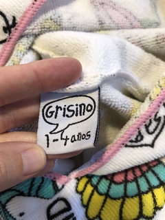 Poncho toalla con capucha sirenas. GRISINO. 1 a 4 años. - comprar online