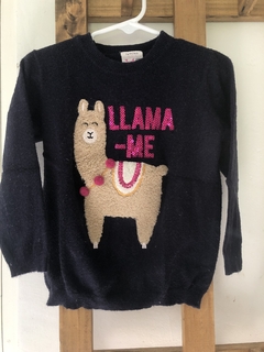 Sweater con llama y brillos. LEFTIES. 3/4 años. - comprar online