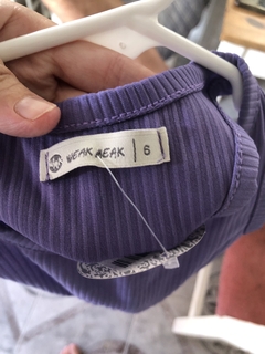 6A | NUEVO- Top lila. Weak Meak. 6 años. - comprar online