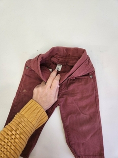 9M | OUTLET - Pantalon jean bordo Yamp - 9 meses - comprar online