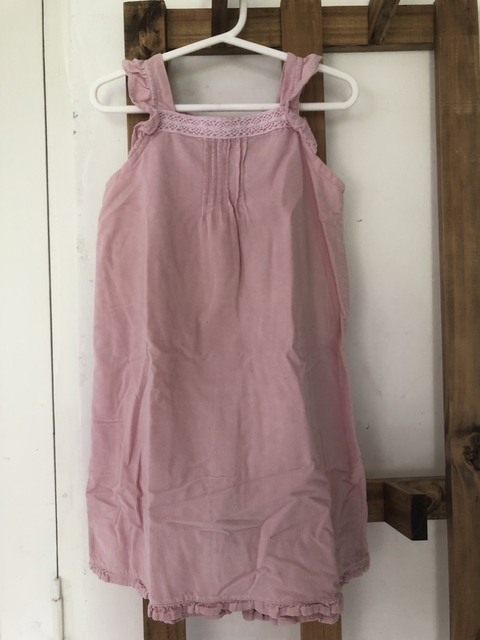 Vestido rosa de corderoy. MIMO. 4 años.