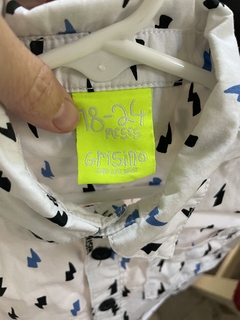 18/24M | Outlet- Camisa MC blanca con rayos. GRISINO. 18/24 meses. - comprar online