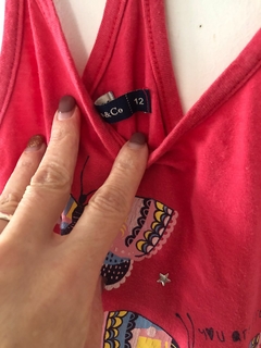 12A | Musculosa fucsia con mariposas. MIMO 12 años. Outlet. - comprar online