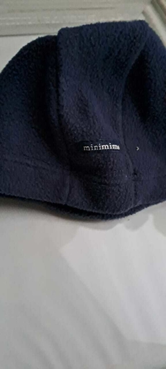 3/6M | Gorro azul polar c/orejitas. miniMIMO. Talle 3 a 6 meses - comprar online