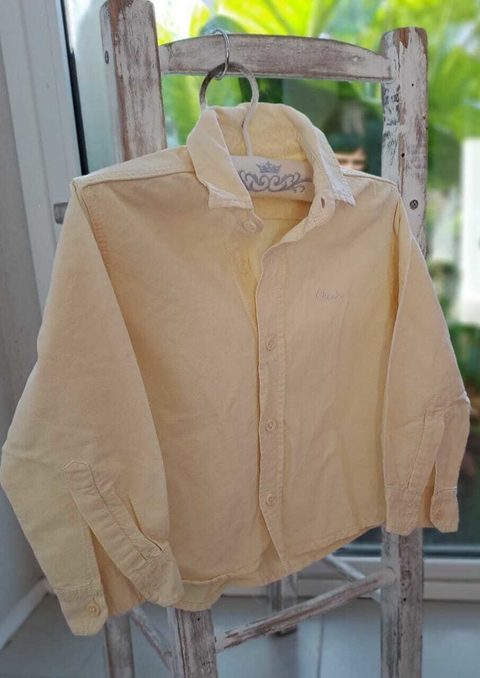 4A | Camisa ML amarillo clarito. CHEEKY. Talle 4