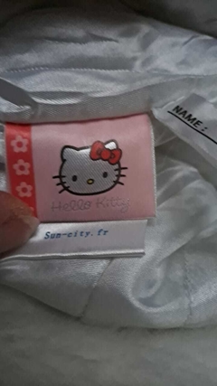 2/3A | Gorro tapaorejas blanco peluche c Hello Kitty. SUN-CITY. Talle 2-3 años - Lo Canto • Moda Circular