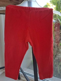 3/6M | Set body SM rojo c flores blancas + pantalón algodón elastizado rojo - MIMO/GRISINO - Talle 3 a 6 meses - tienda online