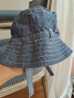 6M | Set 2 gorros: rosa de algodón y Jean - Talle + 6 meses en internet
