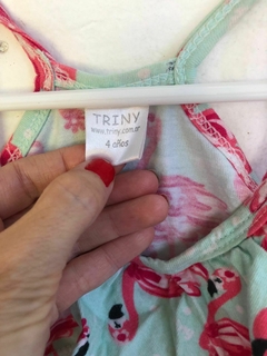 3/4A | OUTLET- Vestido con flamencos. Talle 4 años. Va más para 3 años. - comprar online