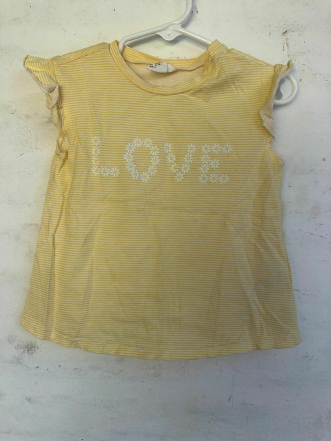 6/9M | Remera amarilla LOVE. HYM. 6/9 meses.