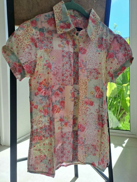 14A | Camisa MC patchwork - MIMO - Talle 14 años