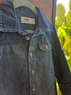 2A | Camisa de jean azul - OLD NAVY - Talle 2 años en internet
