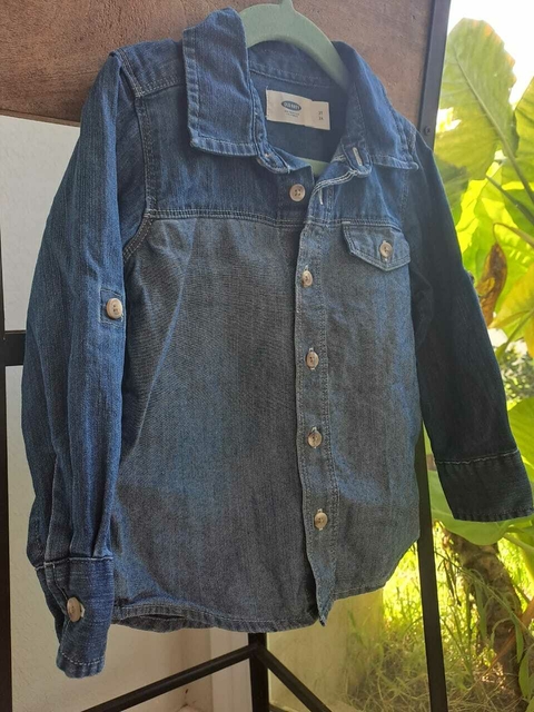 2A | Camisa de jean azul - OLD NAVY - Talle 2 años