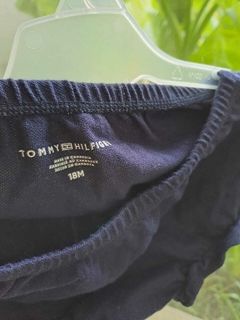 18M | Bombachudo azul de pique - TOMMY HILFIGER - Talle 18 meses - comprar online