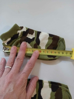 3/5A | NUEVAS- Dos pares de medias camufladas verdes. 3/4/5 años. De talón a punta mide 16 cm. - comprar online
