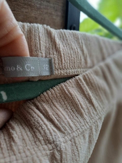 12A | Pantalón de algodón beige c cintura elastica - MIMO - Talle 12 años - comprar online