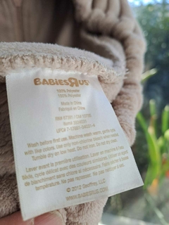 Porta bebé beige de plush, c elástico y cierre, forma de oso - BABIES RUS - Talle RN Como para el huevito. - Lo Canto • Moda Circular