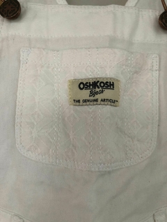 Jardinero corto blanco con detalles en broderie. OSHKOSH. 3 años. Sin uso. - comprar online